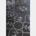 Good design wood flooring marquetry wood inlay stainless steel patterns